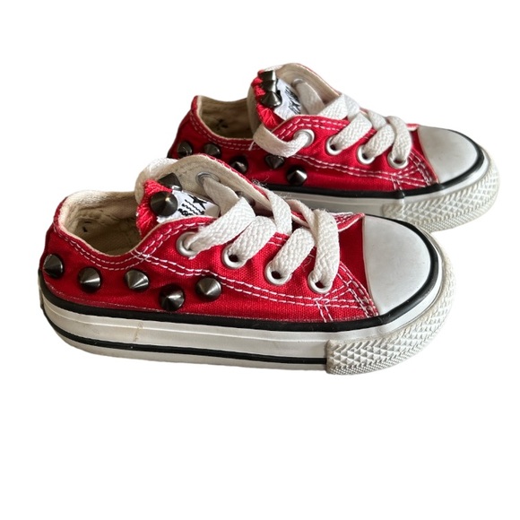 Converse All Star Low for Toddlers, Red, Size 5 - Picture 4 of 6